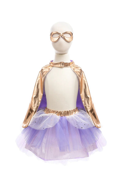 Super-duper Tutu, Cape & Mask, Metallic Rose Gold & Lilac - Lemon And Lavender Toronto