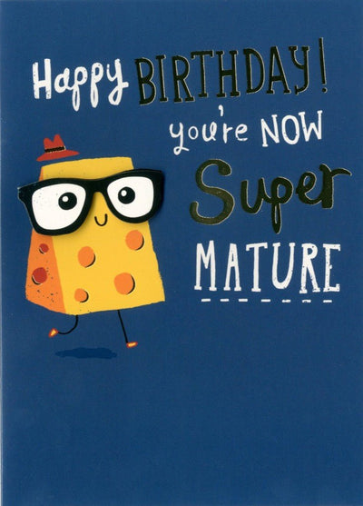 Super Mature Funny Greeting Card - Lemon And Lavender Toronto