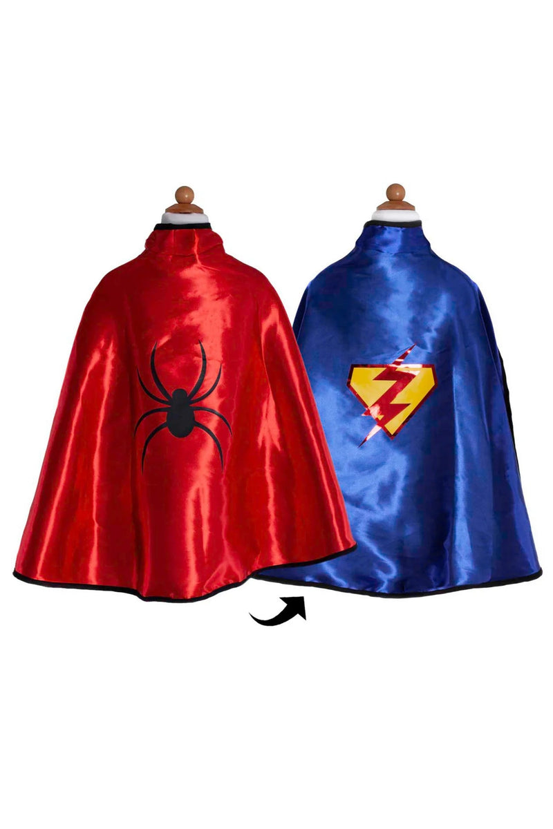 Superhero Reversible Adventure Cape with Mask - Lemon And Lavender Toronto