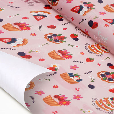 Sweet Birthday Roll Gift Wrap - Lemon And Lavender Toronto