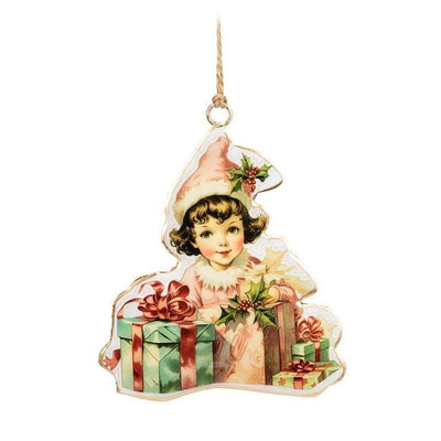 Sweet Girl with Packages Ornament - Lemon And Lavender Toronto