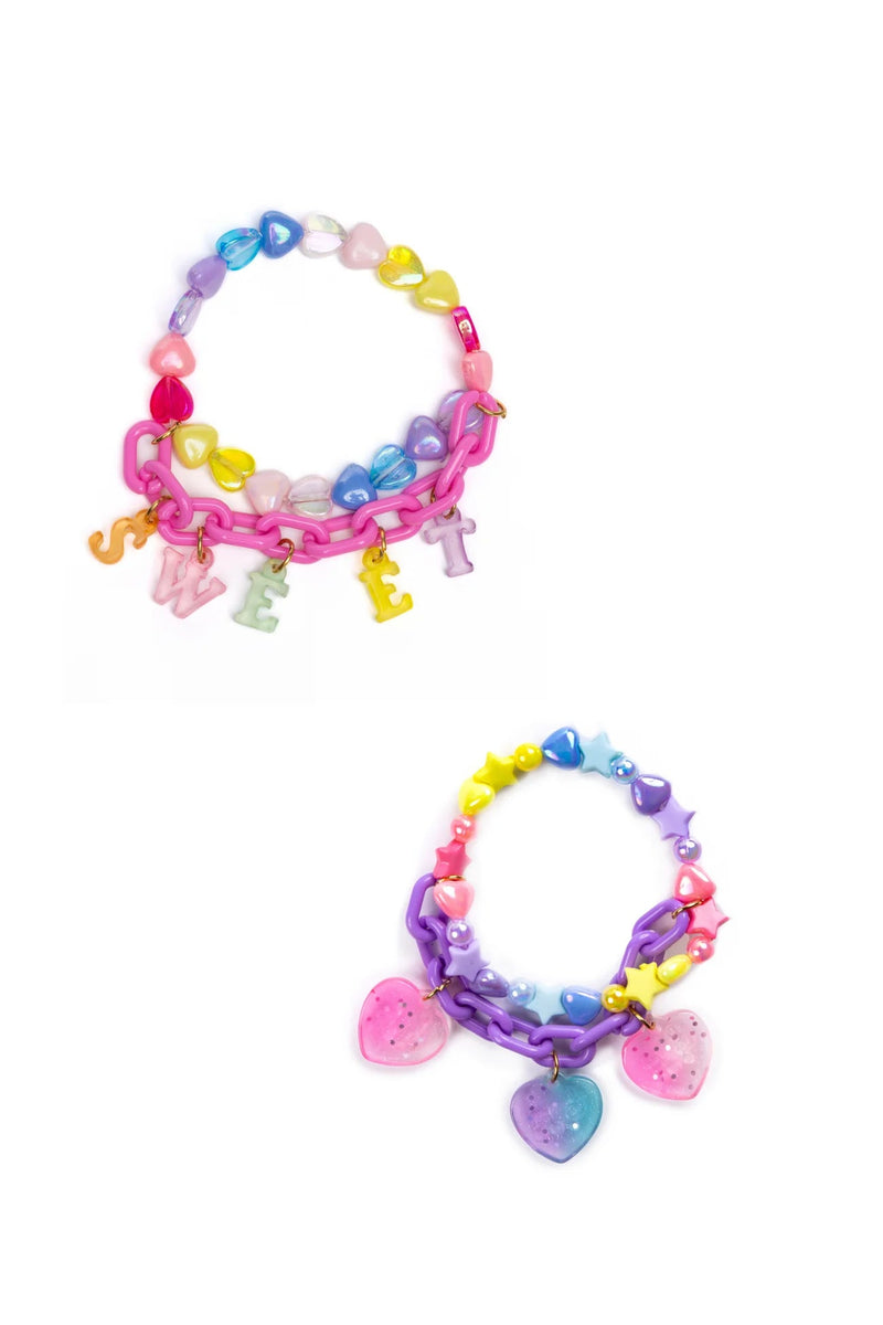 Sweet Heart Bracelets - Each sold Separately - Lemon And Lavender Toronto