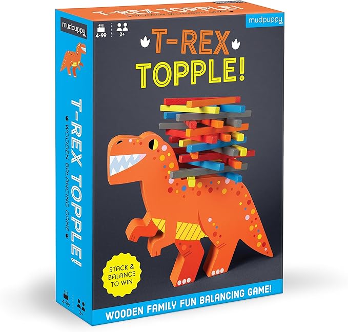 T - Rex Topple! Balancing Game - Lemon And Lavender Toronto