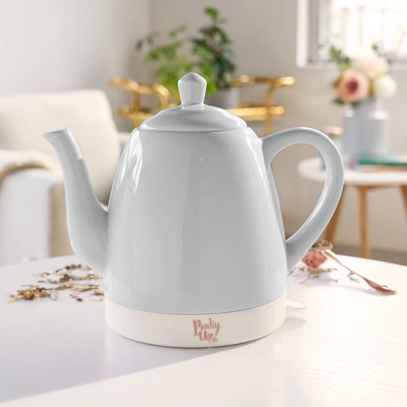 Noelle™ Grey Ceramic Electric Tea Kettle