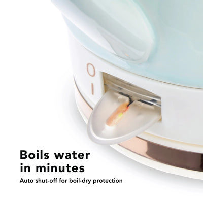 Noelle™ Mint Ceramic Electric Tea Kettle
