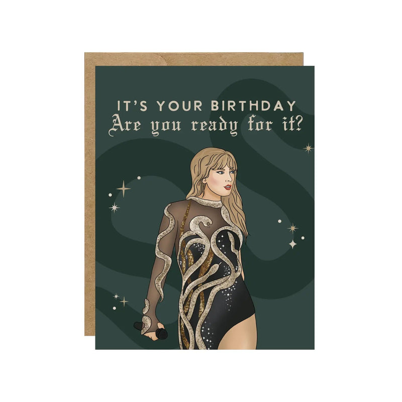 Taylor Are You Ready For It? Card - Lemon And Lavender Toronto