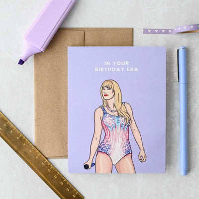 Taylor in Your Birthday Era Birthday Card - Lemon And Lavender Toronto