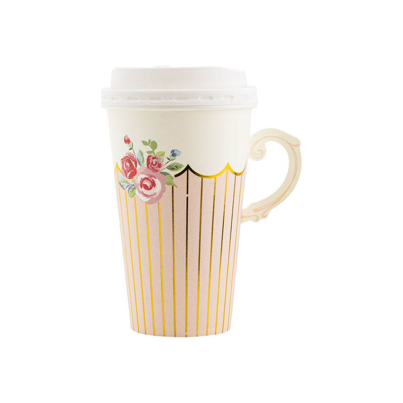 Tea Party Handled Paper Cups - Lemon And Lavender Toronto