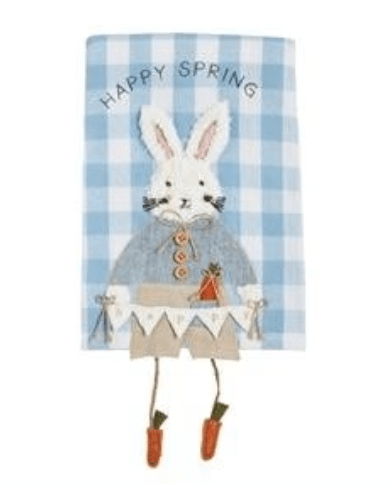 Tea Towel Bunny Dangle Legs - Each Sold Separately - Lemon And Lavender Toronto