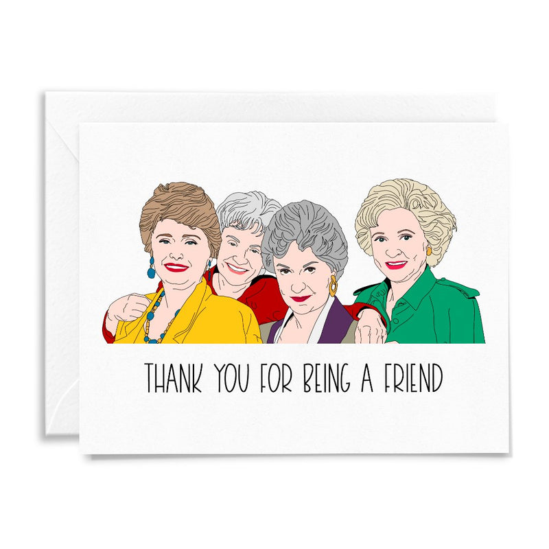 Thank You for Being a Friend Greeting Card - Lemon And Lavender Toronto