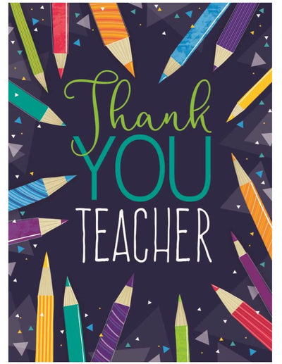 Thank You Teacher Card - Lemon And Lavender Toronto