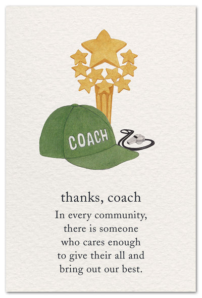 Thanks, Coach Card - Lemon And Lavender Toronto