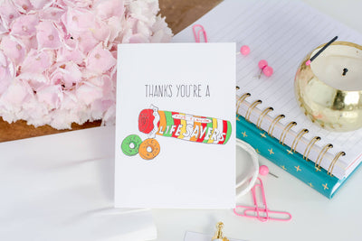 Thanks You're A Lifesaver - Greeting Card - Lemon And Lavender Toronto