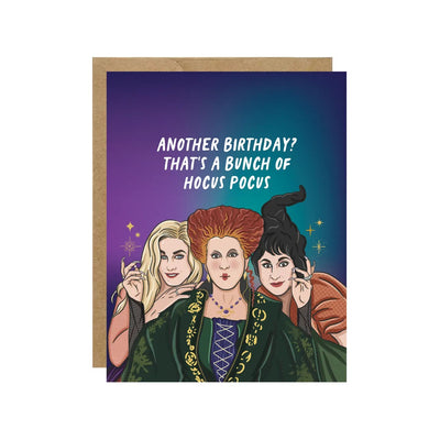 That's A Bunch of Hocus Pocus Birthday Card - Lemon And Lavender Toronto