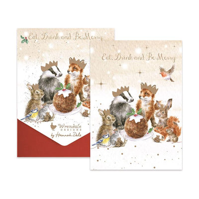 The Christmas Party' Woodland Animal Christmas Card Pack - Lemon And Lavender Toronto