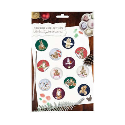 " The Country Set " Wrendale Christmas Animal Stickers - Lemon And Lavender Toronto