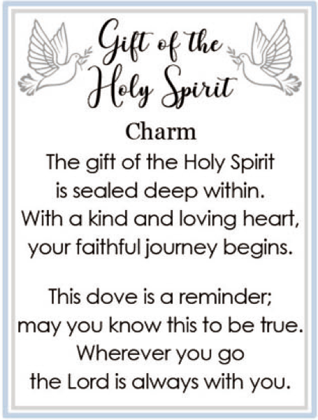 The Gift of the Holy Spirit Charm - Lemon And Lavender Toronto