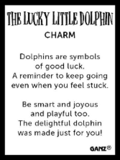 The Lucky Little Dolphin Charm - Lemon And Lavender Toronto