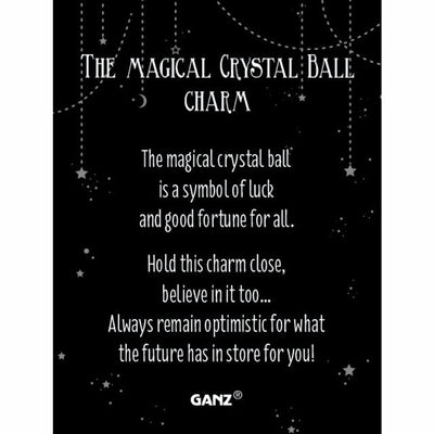 The Magical Crystal Ball Blue & Gold Charm - Lemon And Lavender Toronto