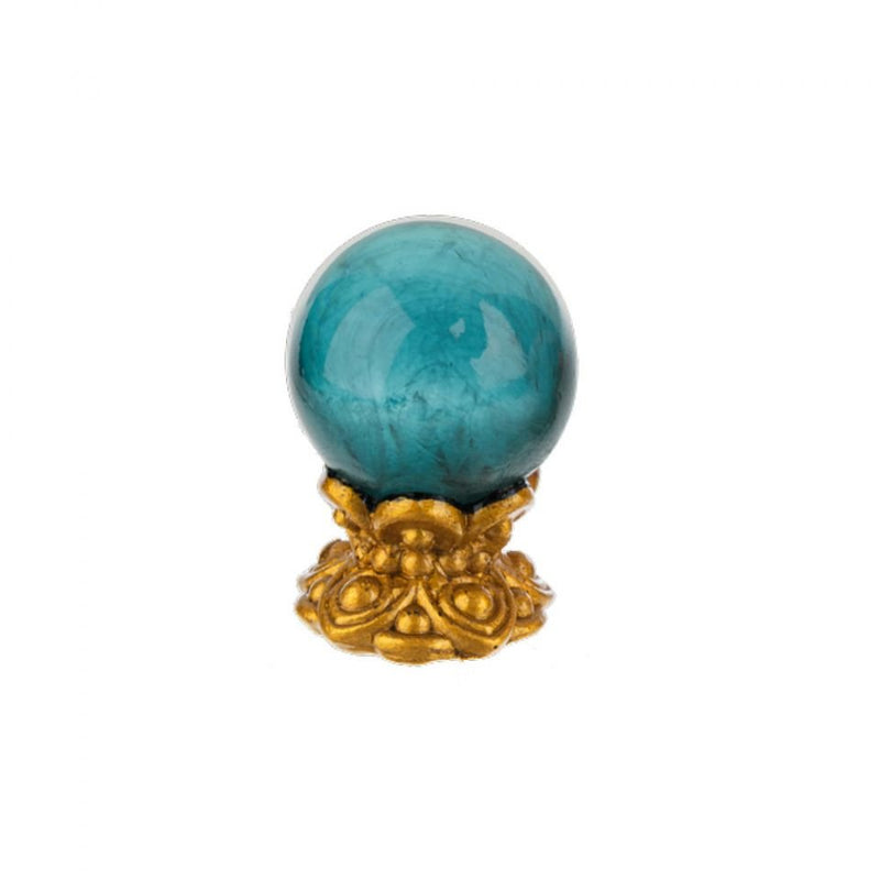 The Magical Crystal Ball Blue & Gold Charm - Lemon And Lavender Toronto