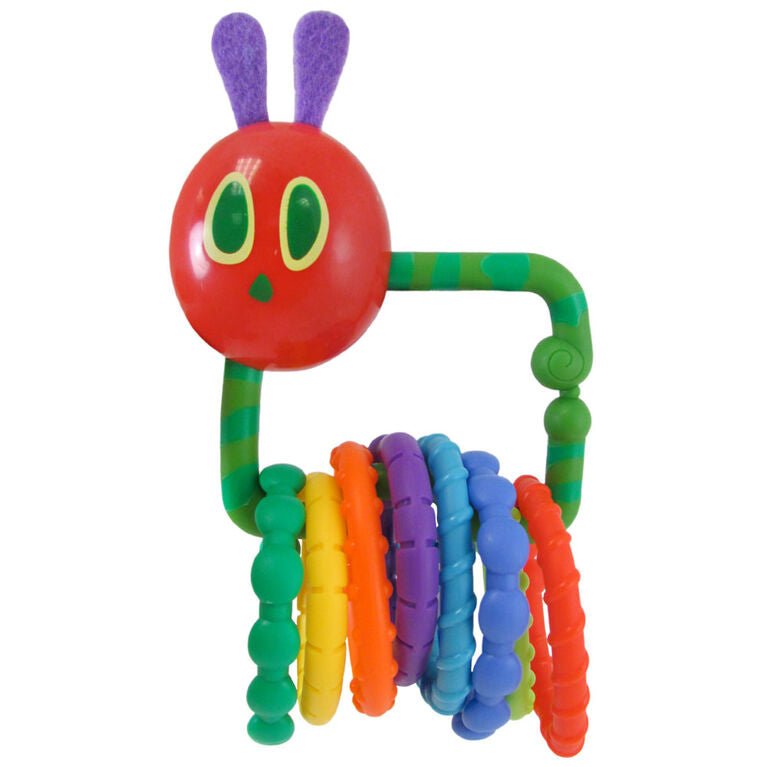 The Very Hungry Caterpillar Rattle Teether With Links - Lemon And Lavender Toronto