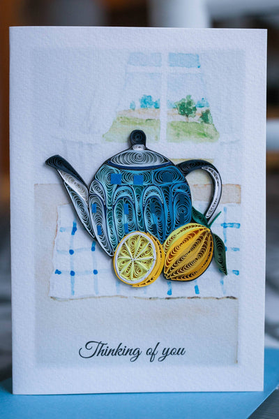 Time for Tea Quilling Card - Lemon And Lavender Toronto