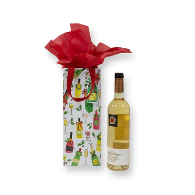 Tipsy And Toasty Wine & Bottle Gift Bag - Lemon And Lavender Toronto