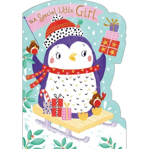 To a Special little Girl Christmas Card - Lemon And Lavender Toronto