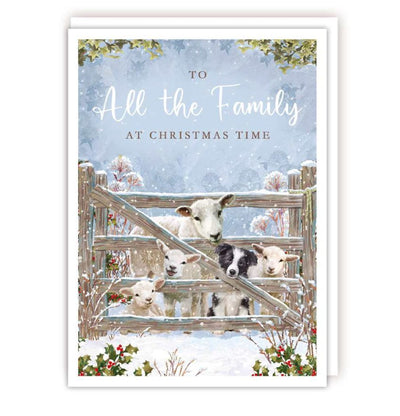 To all the Family at Christmas Time Card - Lemon And Lavender Toronto