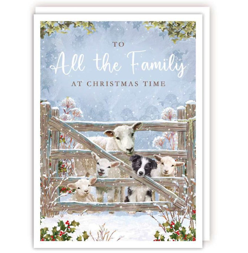 To all the Family at Christmas Time Card - Lemon And Lavender Toronto