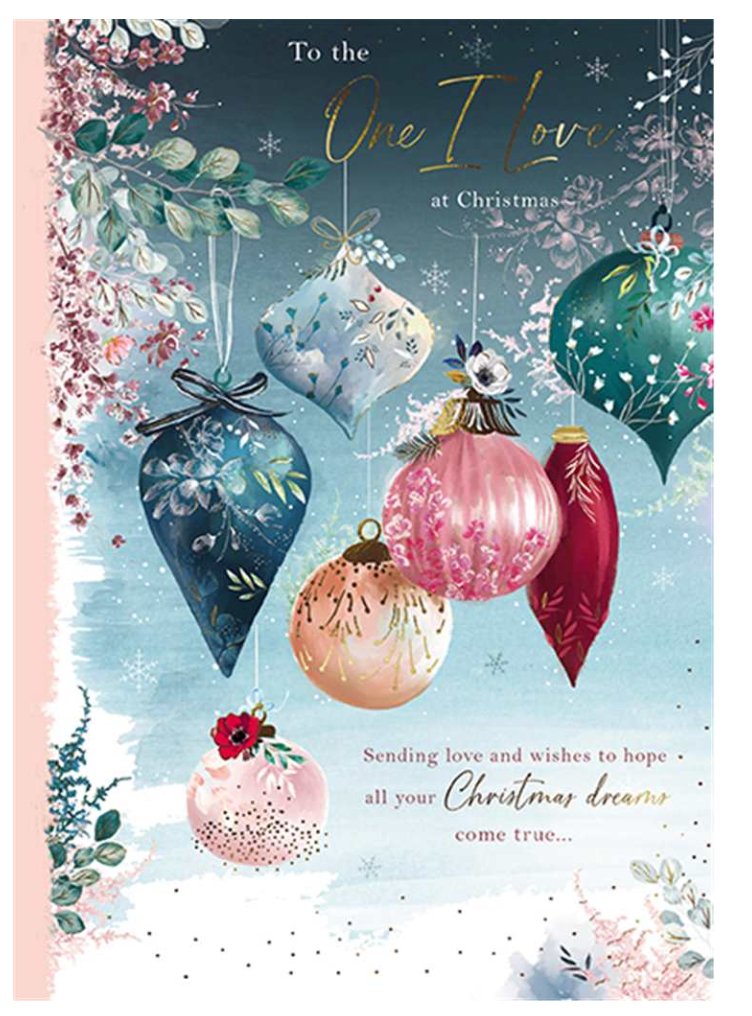 To the One I Love at Christmas Card - Lemon And Lavender Toronto