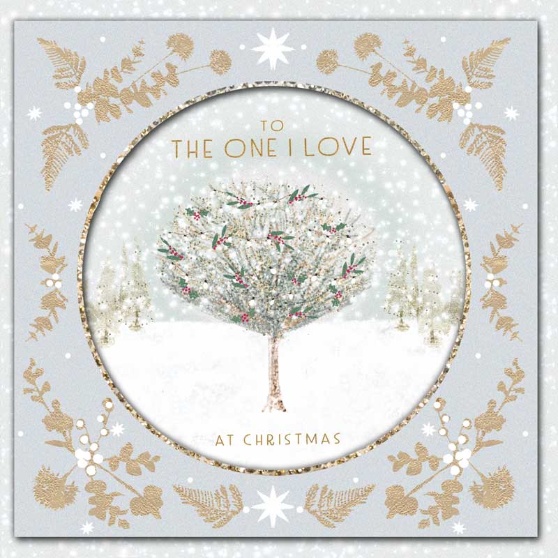 To the One I Love Christmas Card - Lemon And Lavender Toronto