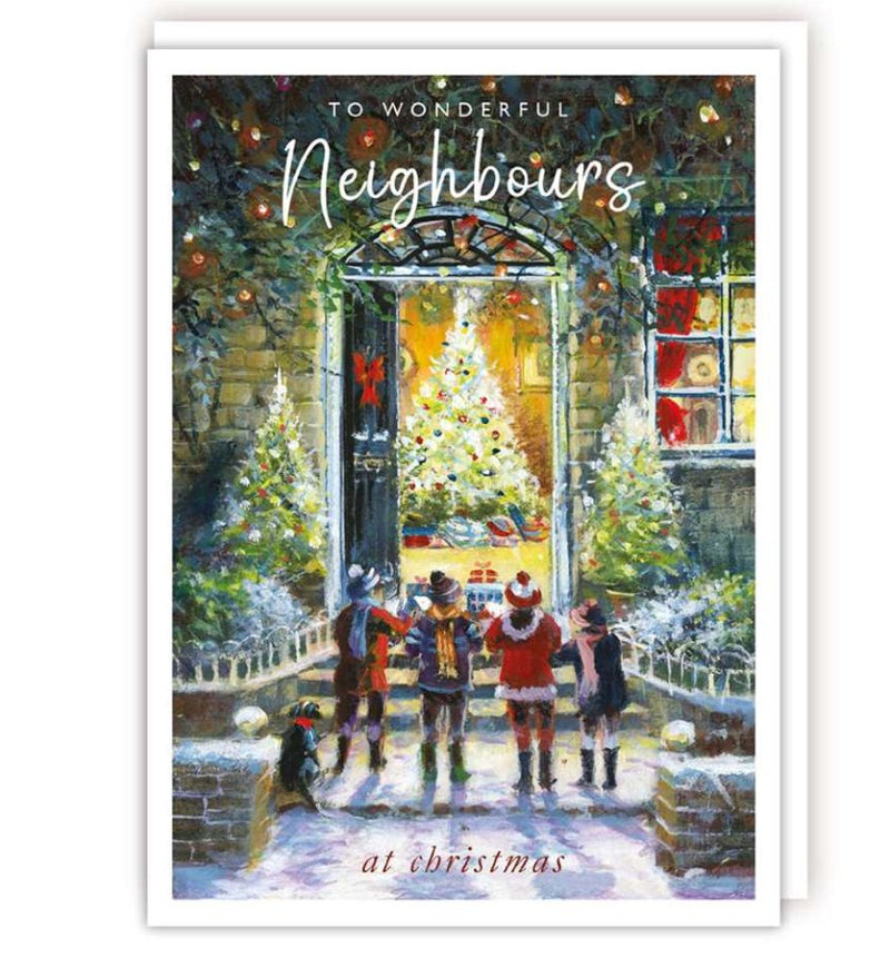 To Wonderful Neighbours at Christmas Card - Lemon And Lavender Toronto