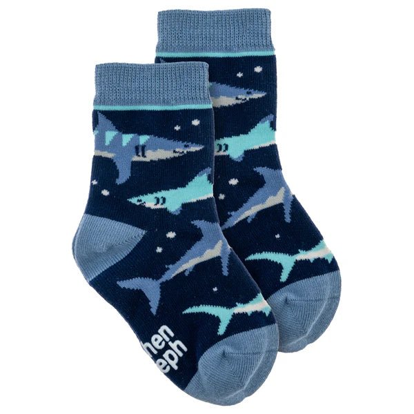 Toddler Socks - Shark - Lemon And Lavender Toronto