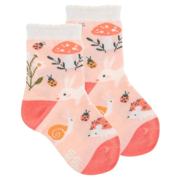 Toddler Socks - Strawberry Fields - Lemon And Lavender Toronto