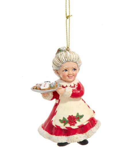 Traditional Nostalgic Mrs. Claus Ornaments, 2 Assorted - Lemon And Lavender Toronto