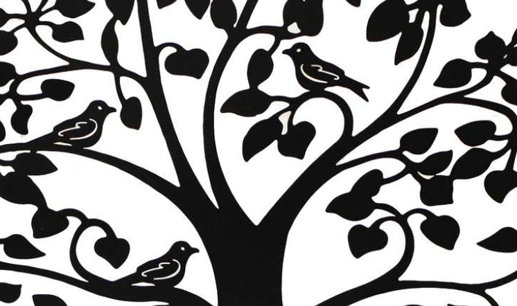 Tree of Life Metal Wall Decor with Birds - Lemon And Lavender Toronto