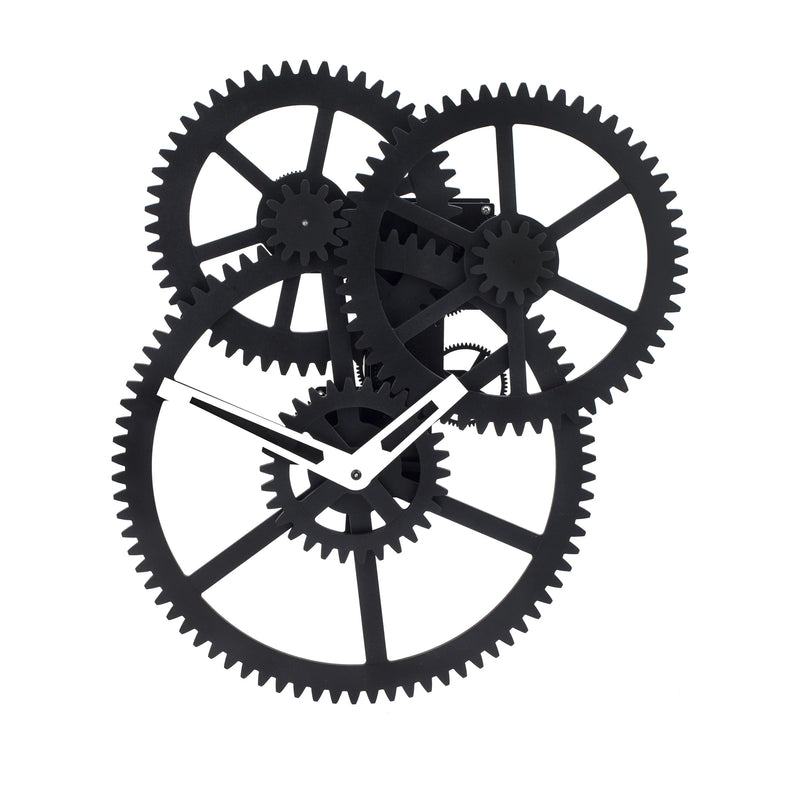 Triple Gear Wall Clock - Lemon And Lavender Toronto