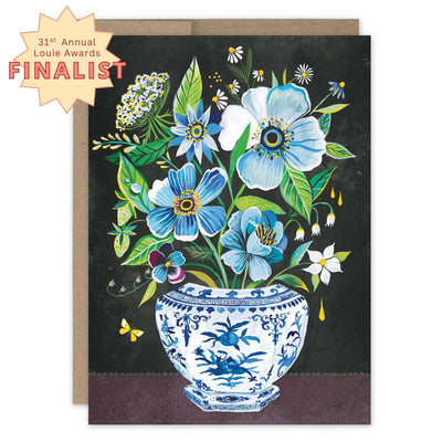 Twilight Bouquet Sympathy Card - Lemon And Lavender Toronto