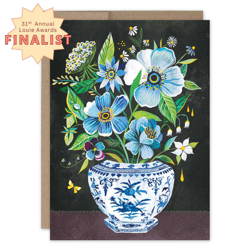 Twilight Bouquet Sympathy Card - Lemon And Lavender Toronto