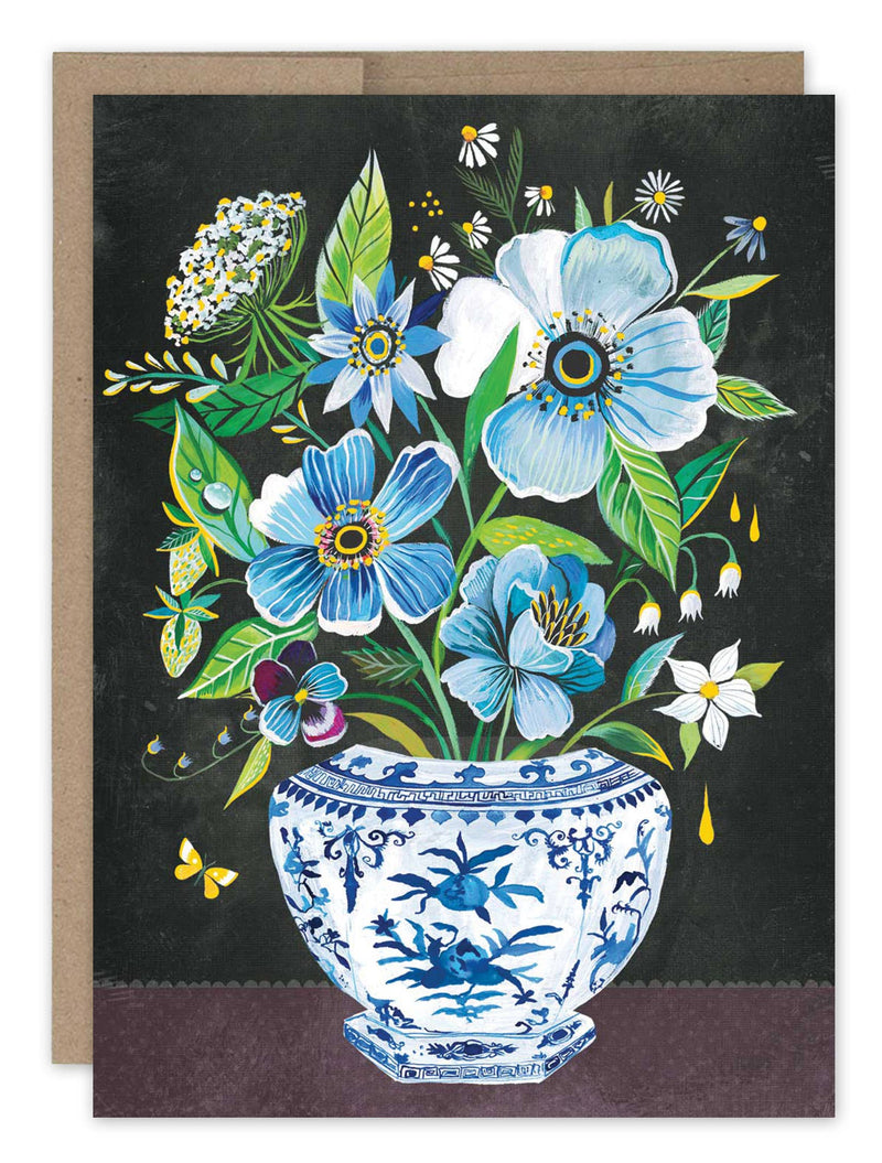 Twilight Bouquet Sympathy Card - Lemon And Lavender Toronto