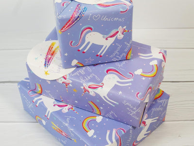 Unicorn Gift Wrap Pack - Lemon And Lavender Toronto