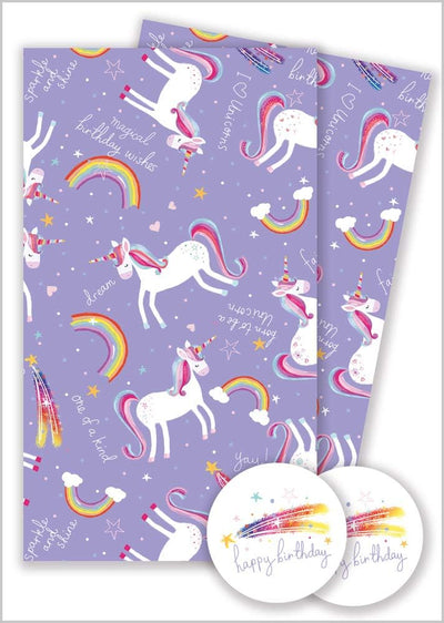 Unicorn Gift Wrap Pack - Lemon And Lavender Toronto