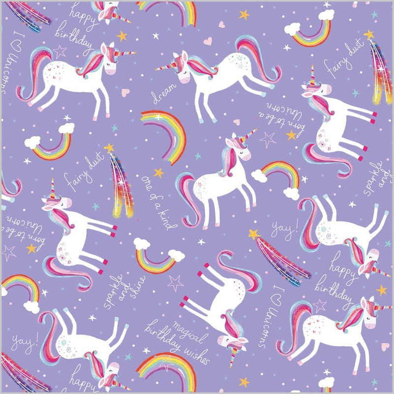 Unicorn Gift Wrap Pack - Lemon And Lavender Toronto
