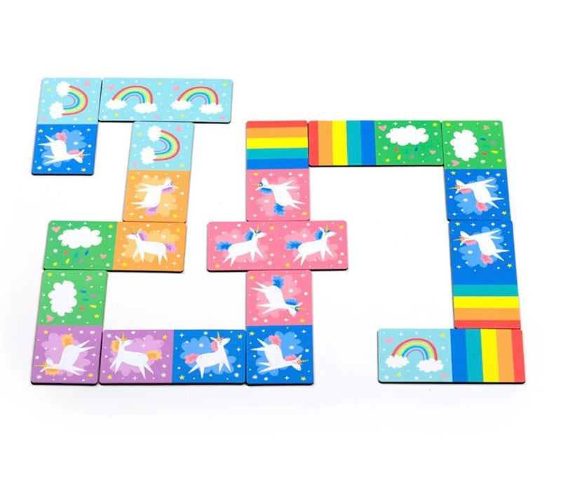 Unicorn Magic Kids Dominoes Set - Lemon And Lavender Toronto