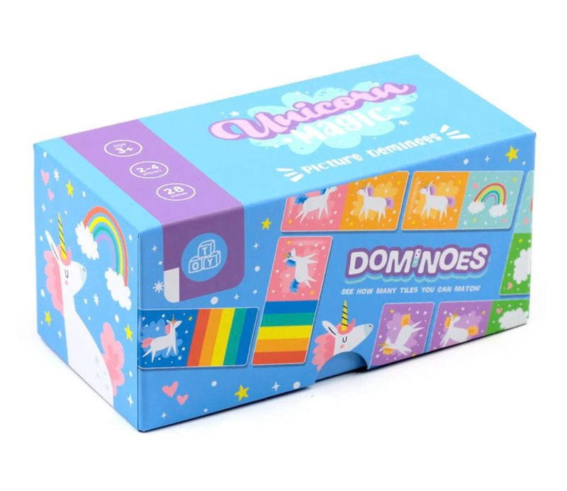 Unicorn Magic Kids Dominoes Set - Lemon And Lavender Toronto