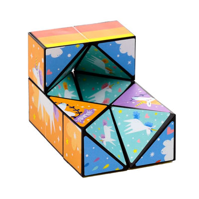 Unicorn Magic Puzzle Cube Toy - Lemon And Lavender Toronto