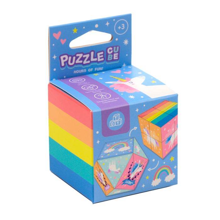 Unicorn Magic Puzzle Cube Toy - Lemon And Lavender Toronto