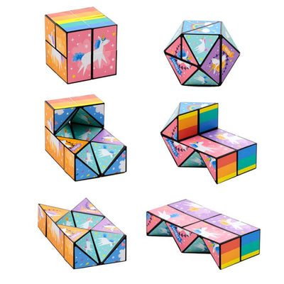 Unicorn Magic Puzzle Cube Toy - Lemon And Lavender Toronto