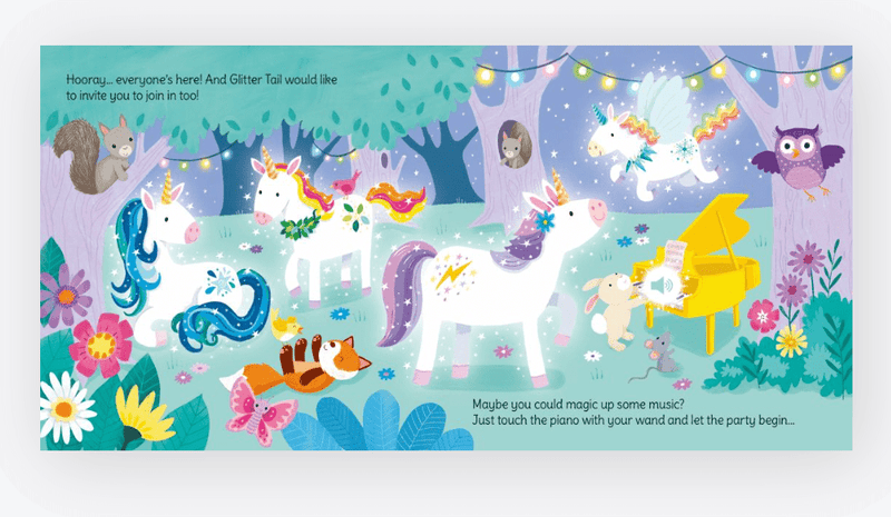 Unicorn Magic : Wand Book - Usborne - Lemon And Lavender Toronto